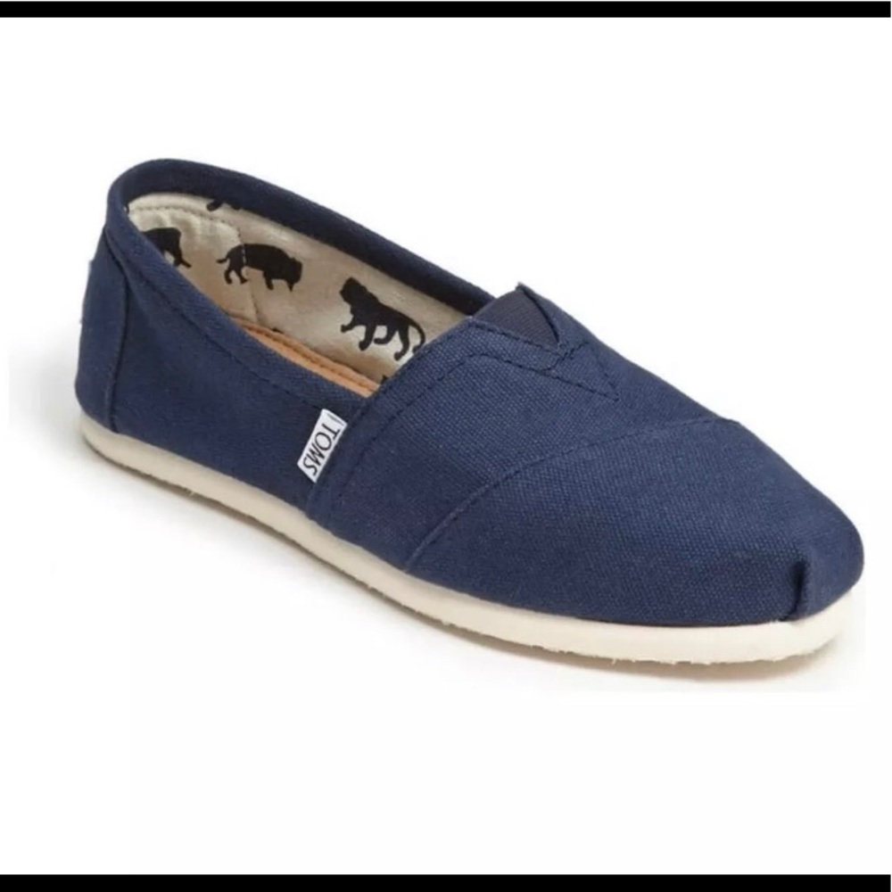 Women’s Navy Toms shoes Size 12
